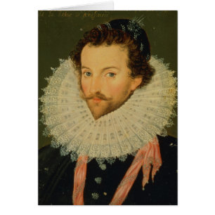 Herr Walter Raleigh 2 Hälsningskort