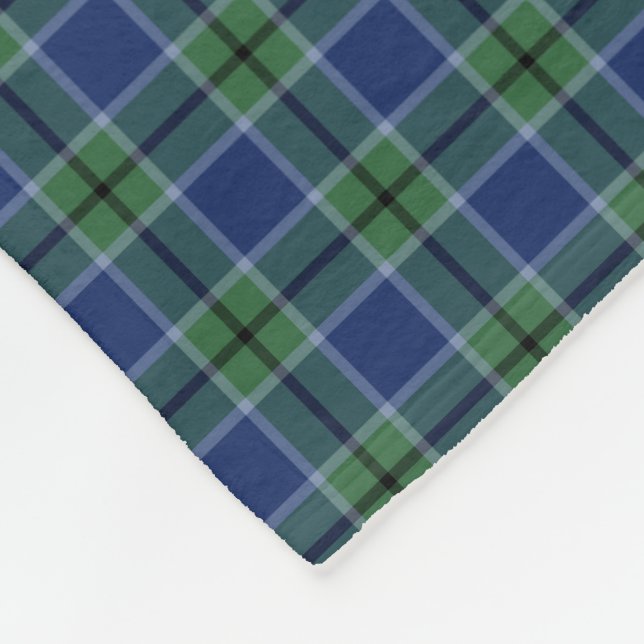 Herr Walter Scott Klan Tartan Fleecefilt (Hörn)