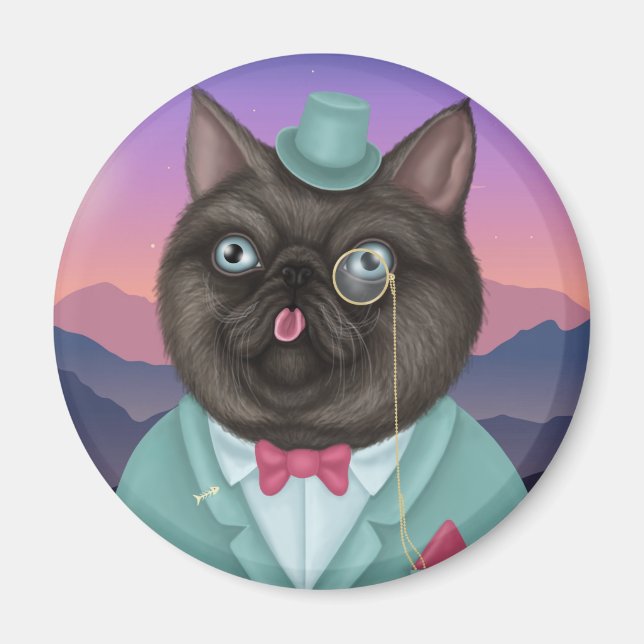 Herr Whiskers Magnet (Framsidan)