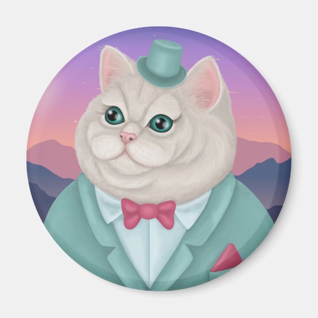 Herr Whiskers Magnet (Framsidan)