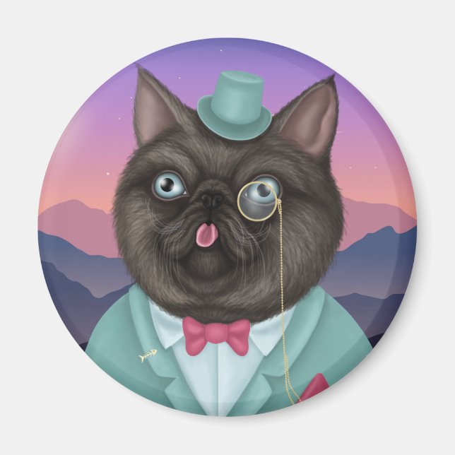 Herr Whiskers Magnet (Framsidan)