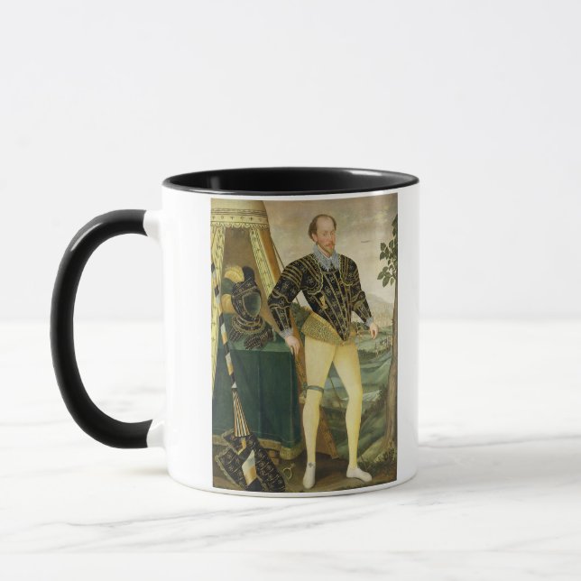 Herr William Drury, av Hawstead, Suffolk Mugg (Vänster)