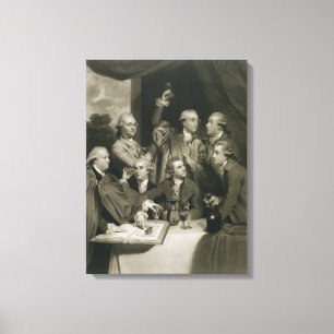 Herr William Hamilton (1730-1803) med annan Connoi Canvastryck