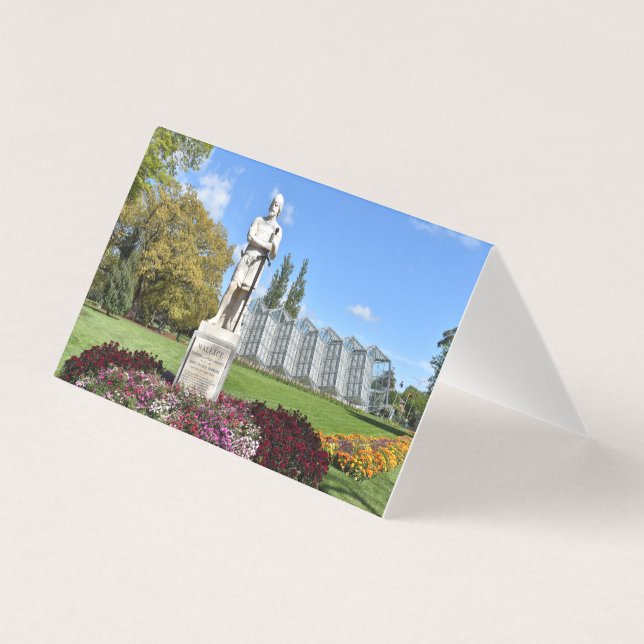 Herr William Wallace Statue Blank Greeting Card Kort (Framsida)