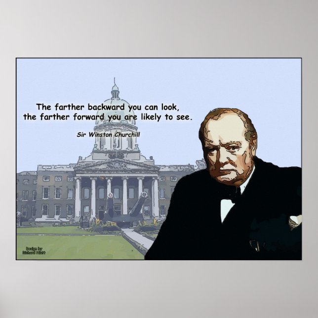 Herr Winston Churchill - inspirationspassare Poster (Framsidan)