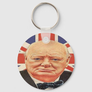 Herr Winston Churchill Nyckelring
