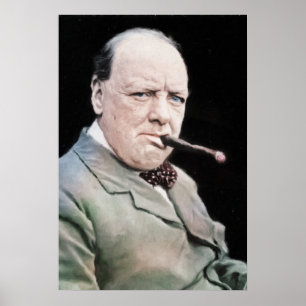 Herr Winston Churchill Poster