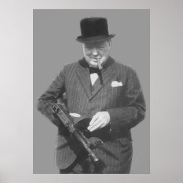 Herr Winston Churchill Poster