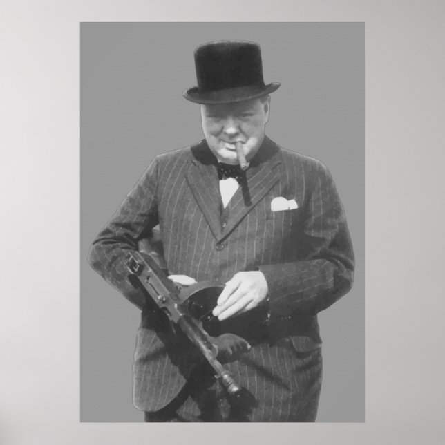 Herr Winston Churchill Poster (Framsidan)