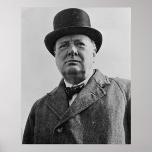 Herr Winston Churchill Poster