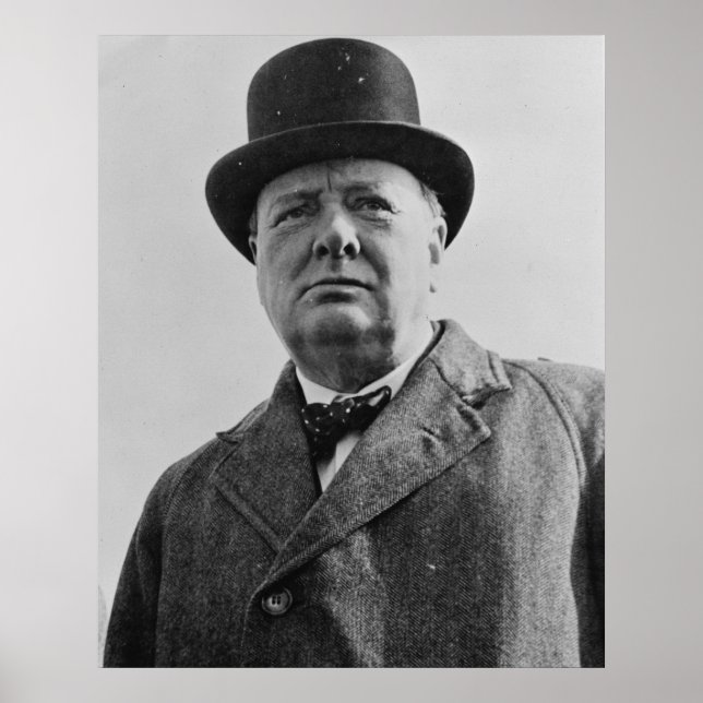 Herr Winston Churchill Poster (Framsidan)