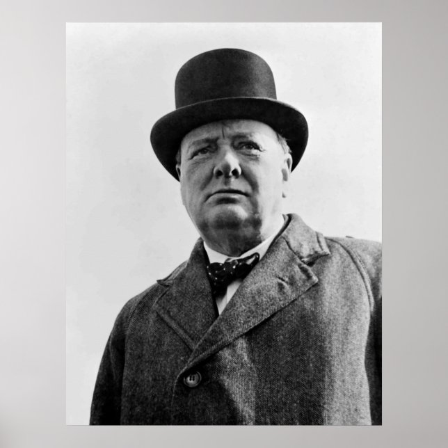 Herr Winston Churchill Poster (Framsidan)