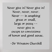 Herr Winston Churchill Quotation by SRF