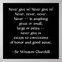 Herr Winston Churchill Quotation by SRF