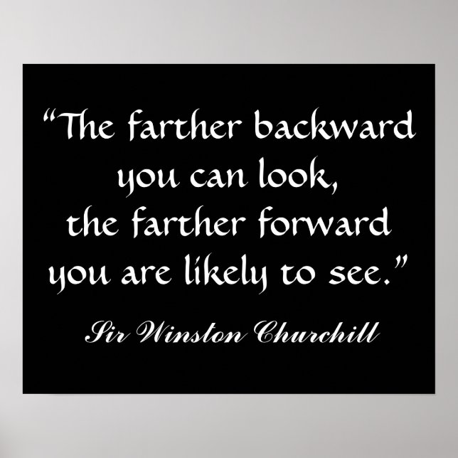 Herr Winston Churchill Quotation by SRF Poster (Framsidan)