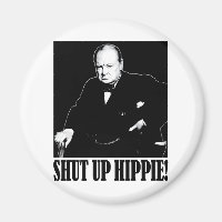 Herr Winston Churchill säger "Håll käften".