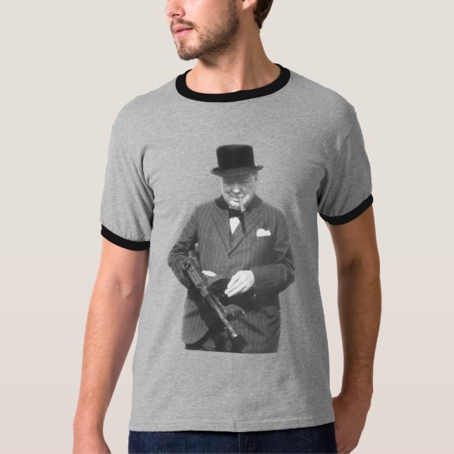 Herr Winston Churchill T Shirt (Framsida)