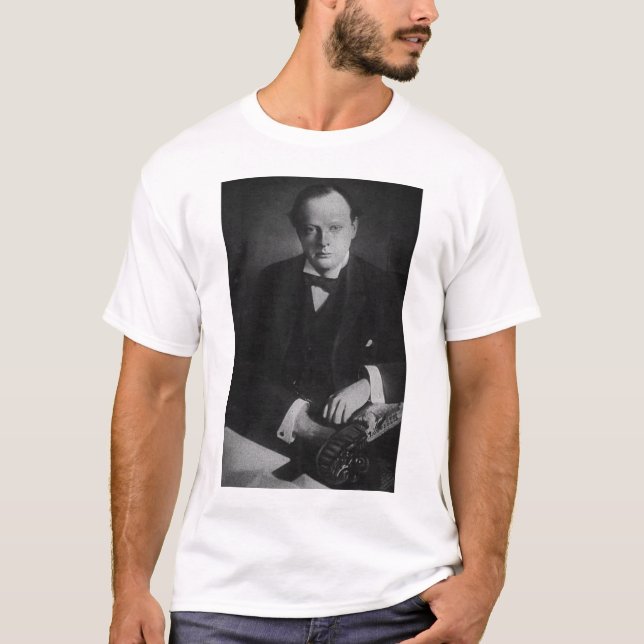 Herr Winston Churchill Tee Shirt (Framsida)