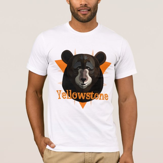 Herr Yellowstone T-Shirt (Framsida)