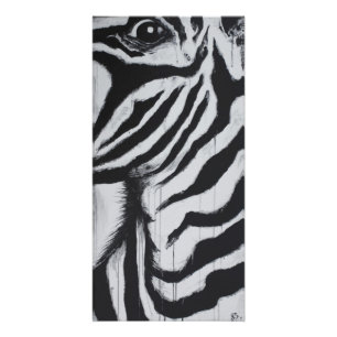 Herr Zebra Wildlife Afrikanska Slätter Originalkon Fototryck