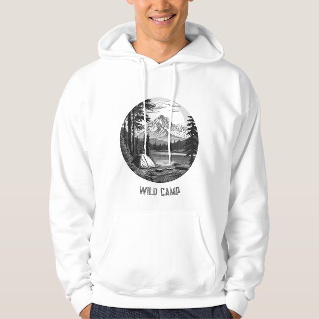 Herrar Vuxen Tröja Hoodie  (Framsida)
