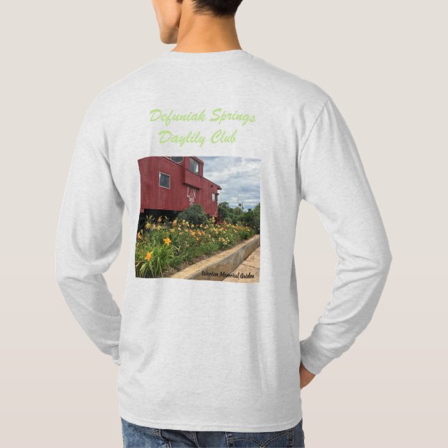 Herrarnas Defuniak Springs Daylily Club T Shirt (Baksida)