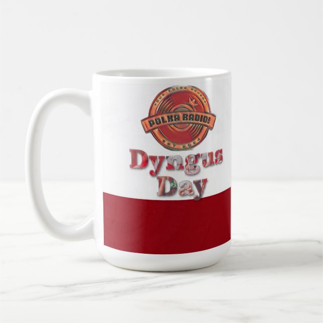 Herrarnas Dyngus Day Polka Radio Kaffemugg (Vänster)