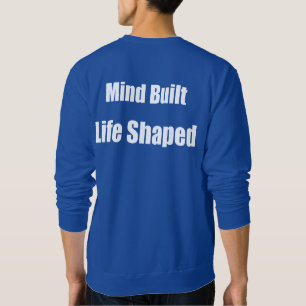 Herrarnas Mindfulness Blå Crewneck Sweatshirt
