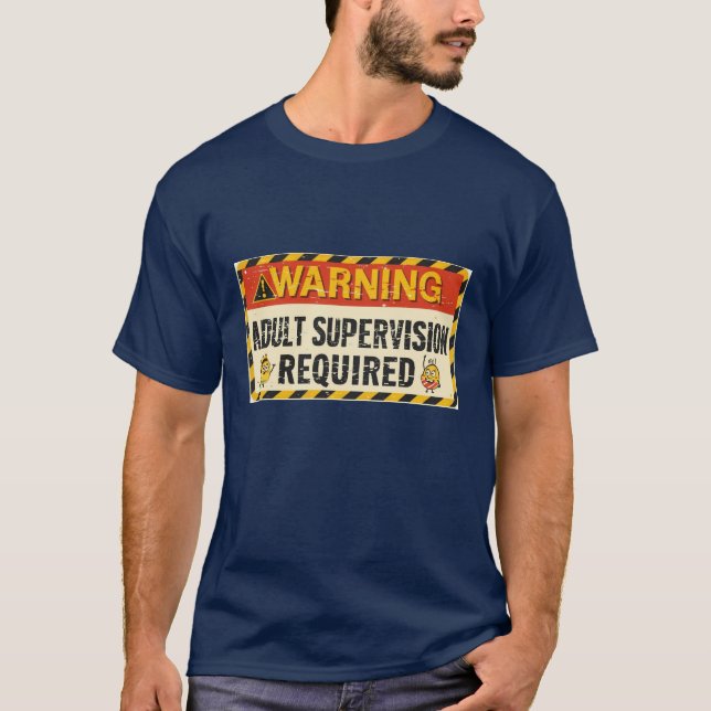 Herrarnas övervakningsskjorta t shirt (Framsida)