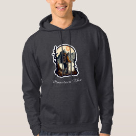 Herrarnas vuxen tröja med huva hoodie