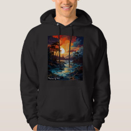 Herrarnas vuxen tröja med huva hoodie