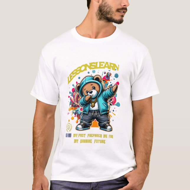 HERRARS DABBING FRAMTIDA LEKTIONER LÄR SIG GRUNDLÄ T SHIRT (Framsida)