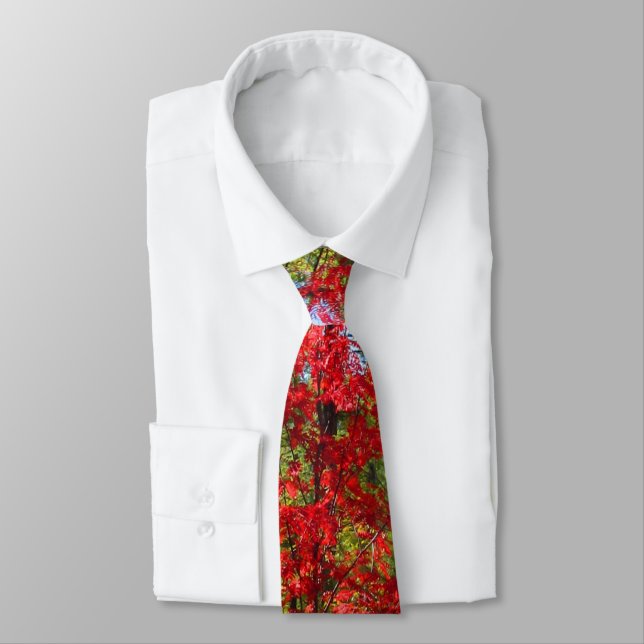 Herrars höstlöv Tie Slips (Bunden)
