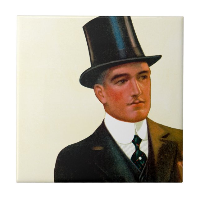 Herrar's Shirts Collars and Cuffs Kakelplatta (Framsidan)