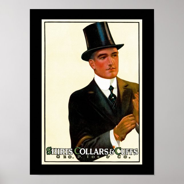 Herrar's Shirts Collars and Cuffs Poster (Framsidan)