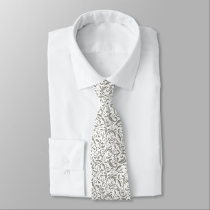 Herrars Tie Damasttryck Slips