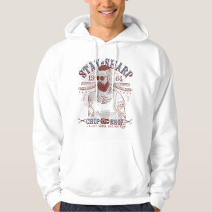 Herrbarberar Salong Skägg Grooming Kit Hipster Hoodie