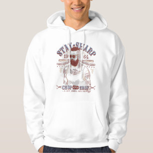 Herrbarberare Hår Salong Skägg Grooming Kit Hipste Hoodie
