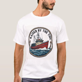 Herrbas "Upplyft av tidvattnet" grafisk t-shirt
