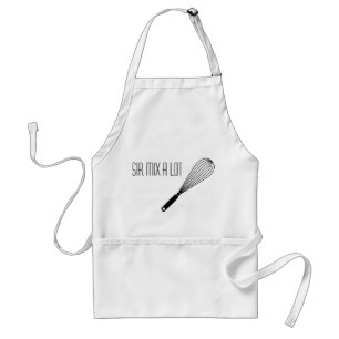 Herrblandning ett lottförkläde förkläde