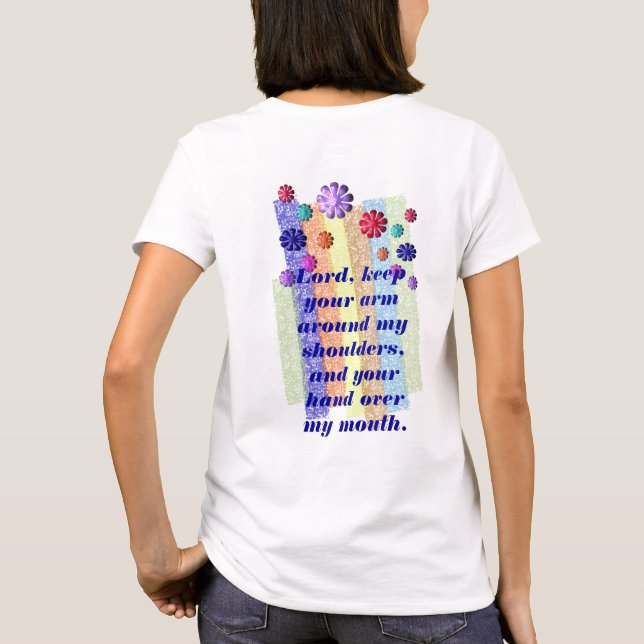 Herre, behålla arm t-shirt (Baksida)