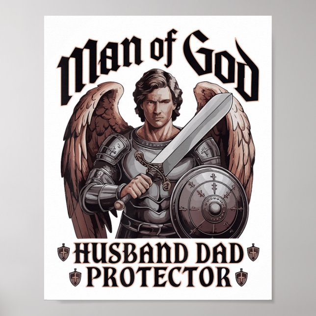 Herre gud Make Pappa Christian Jesus Blsed Da Poster (Framsidan)