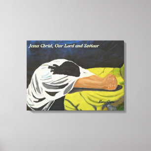 Herre Gud och Savior Canvas