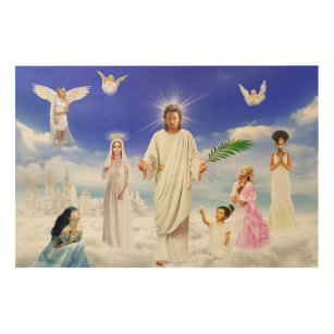 Herre Jesus Bible Saint Angel Kristendom Trätavla