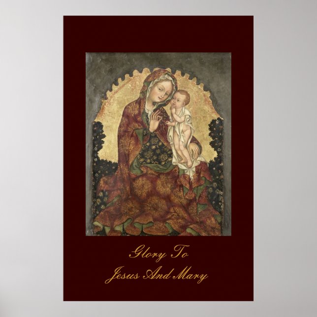 Herre Jesus och Mary Poster (Framsidan)