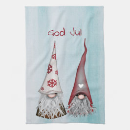 Herre Jul Gnome Köks Handdun Kökshandduk