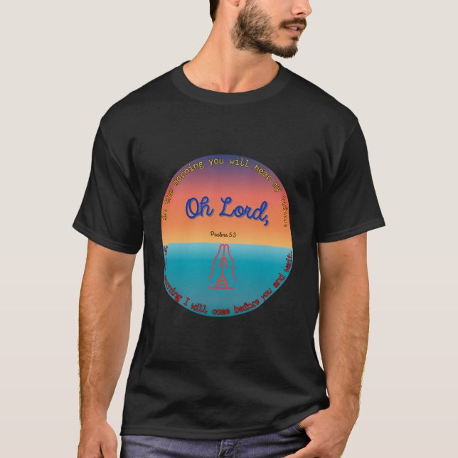 Herre Psalms 53 T Shirt (Framsida)