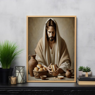 Herre Sacrament: Jesus bringar bröd Poster