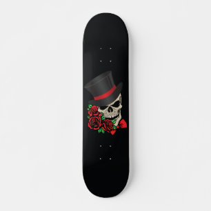 Herre Skull Mini Skateboard Bräda 18,5 Cm