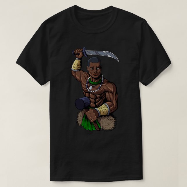 Herre Yoruba-religionen Ogun T Shirt (Design framsida)